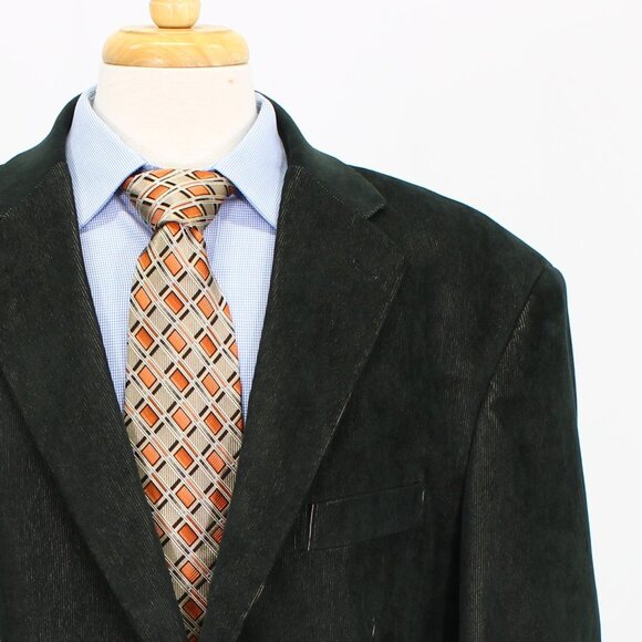 Pronto Uomo 48R Brown Solid 2-Button Sport Coat Blazer Jacket V362 - Picture 5 of 11